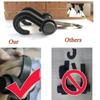 2Pcs Universal Car Seat Back Storage Hook Sundries Hanger Bag Holder Multifunction Car Hooks Vehicle Storage Organizer