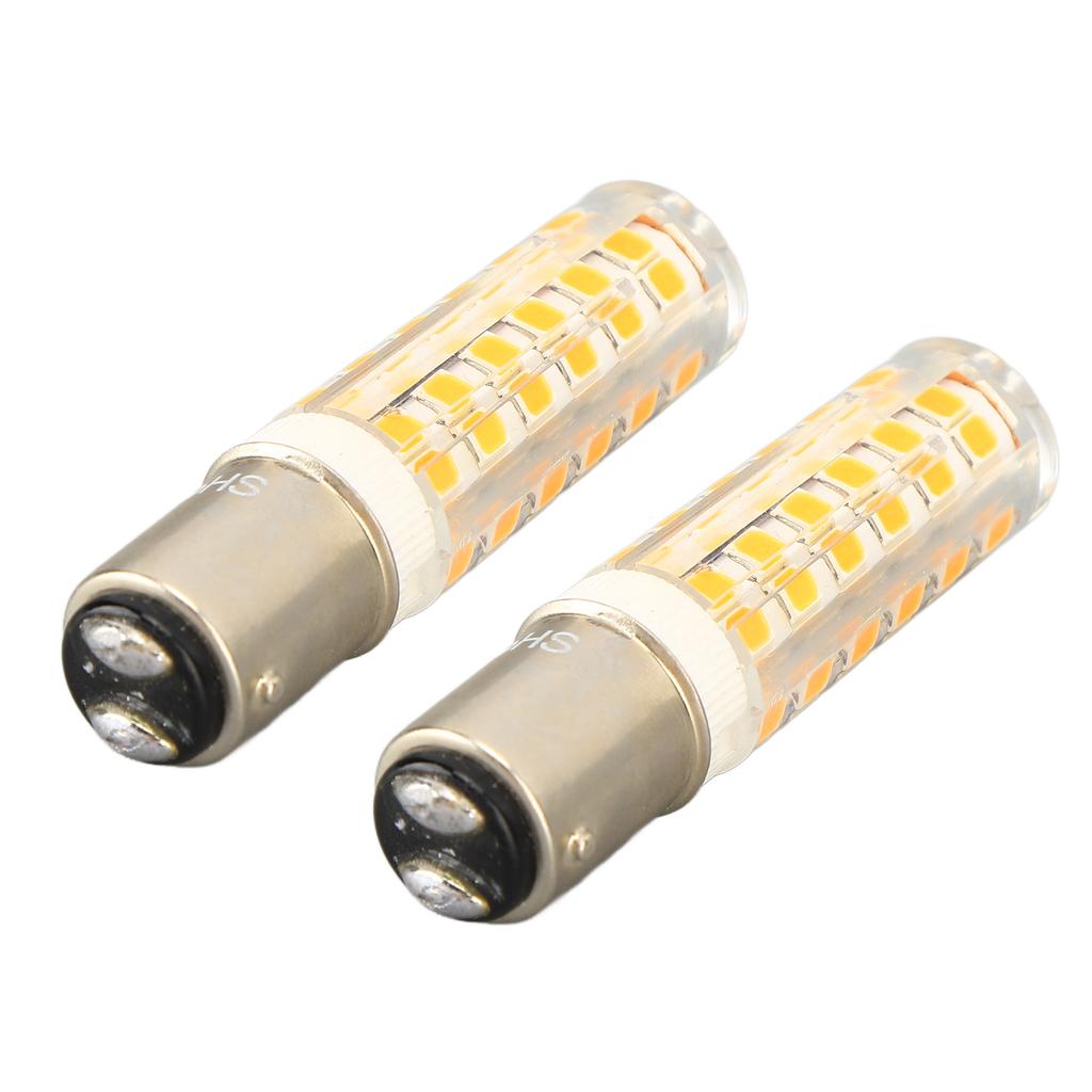 2 stücke BA15D Led-lampen Dimmbar 6W Doppel Kontaktieren DC Bajonett Basis 540LM 76 LED Warmes Licht 60W Halogen