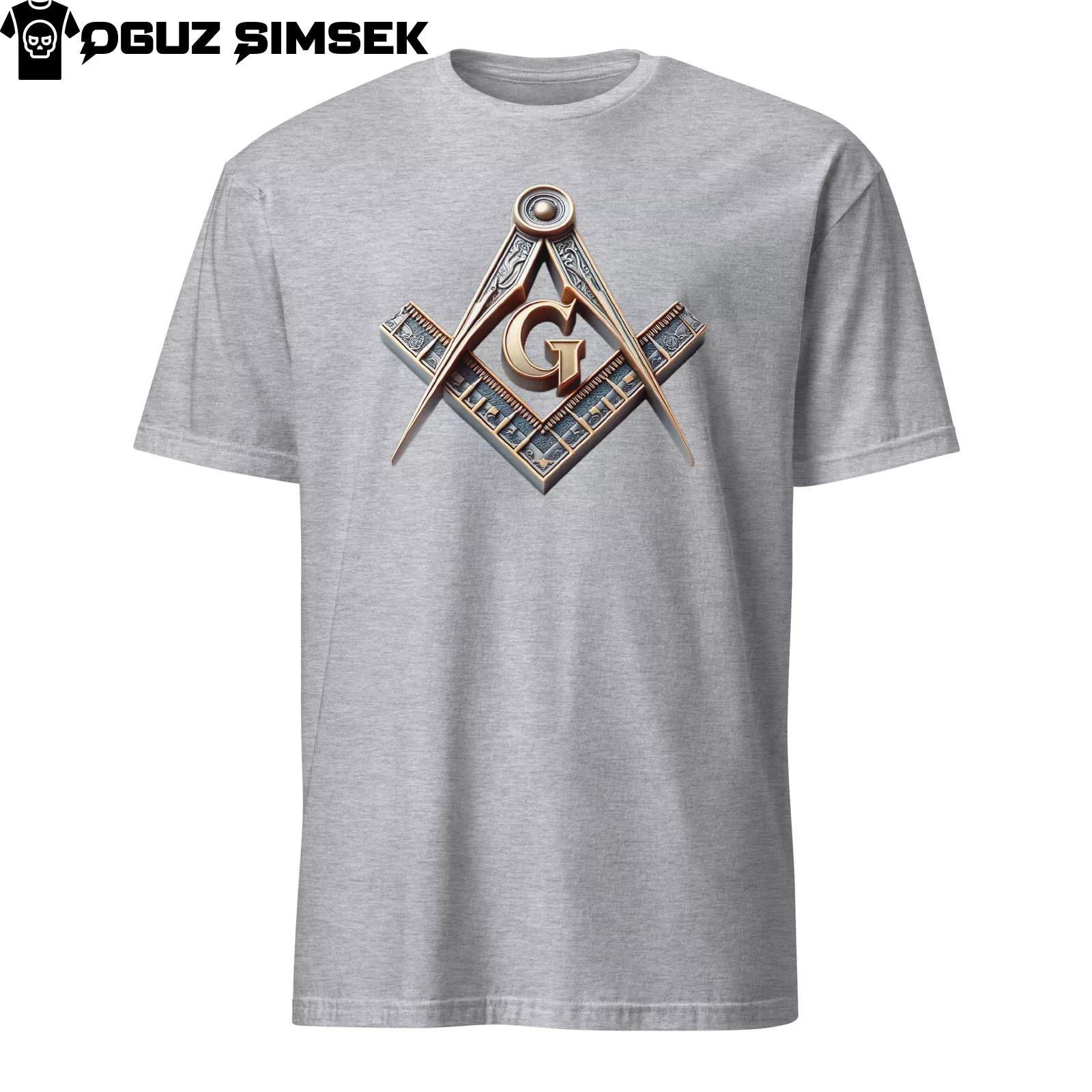 Unique Freemasonry Masonic Symbol Short-Sleeve Unisex T-Shirt Mens Womens Tees Top Occult Tee XL