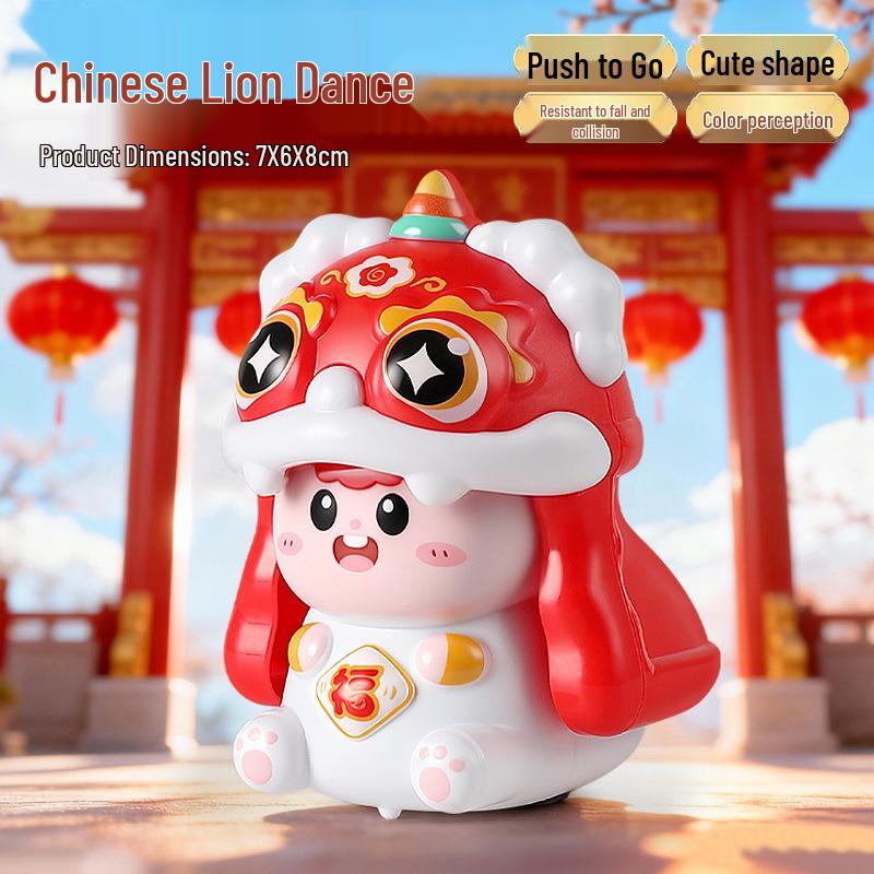 

Guochao Lion Dance Octopus Doll: Cute Festive Face-Changing Toy, Perfect New Year Gift
