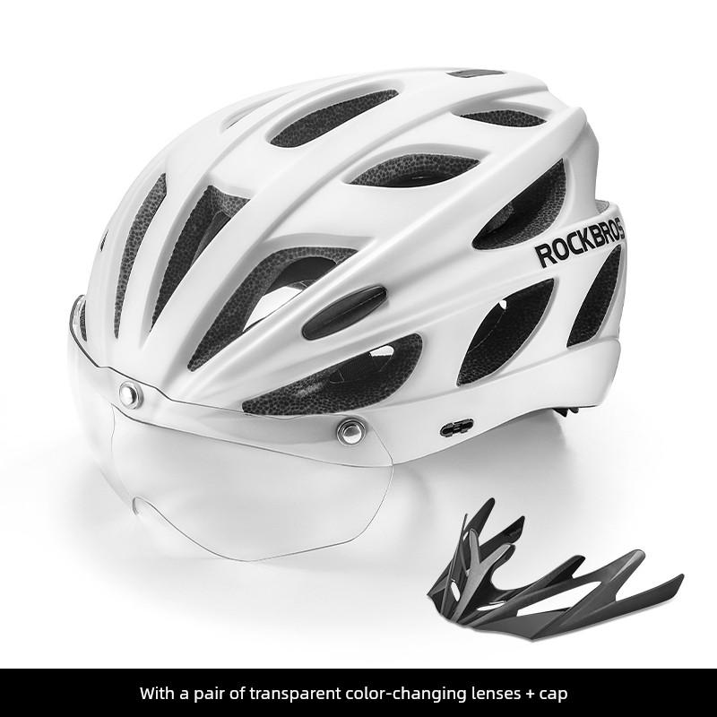 Rockbros Cycling Helmet Restraint Goggles Mountain Bike Helmet Helmet Integrated Molding Men's and Women's Equipment