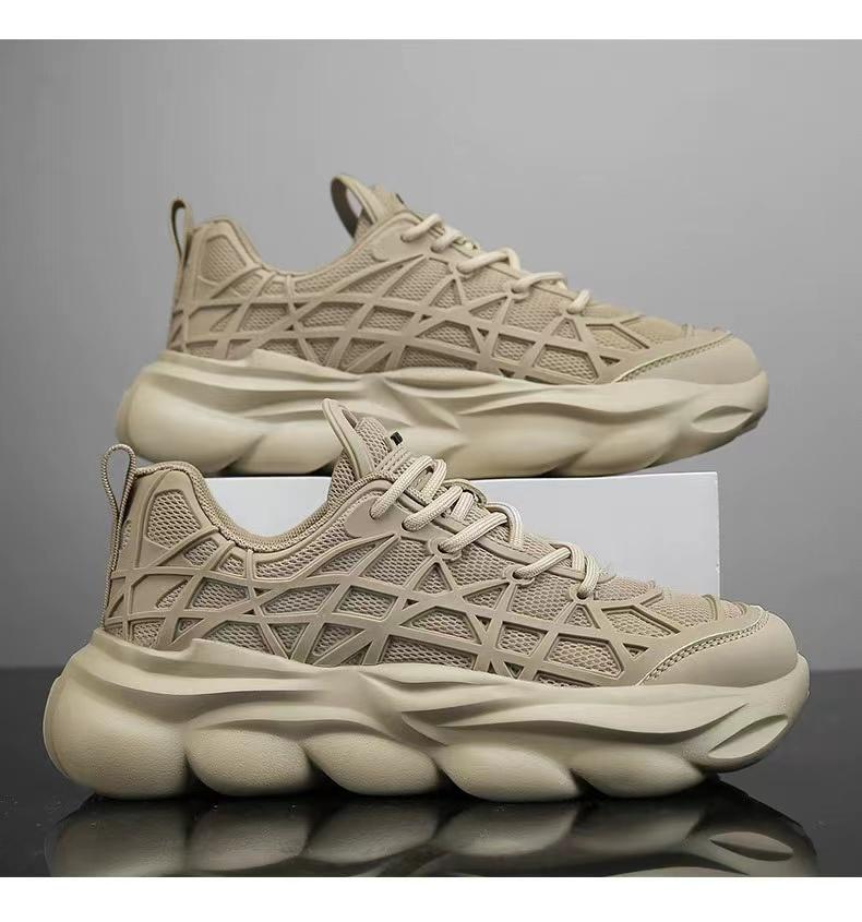 Мужские кроссовки Дышащая повседневная спортивная обувь Мужские кроссовки 2024 39 хаки 2383₽