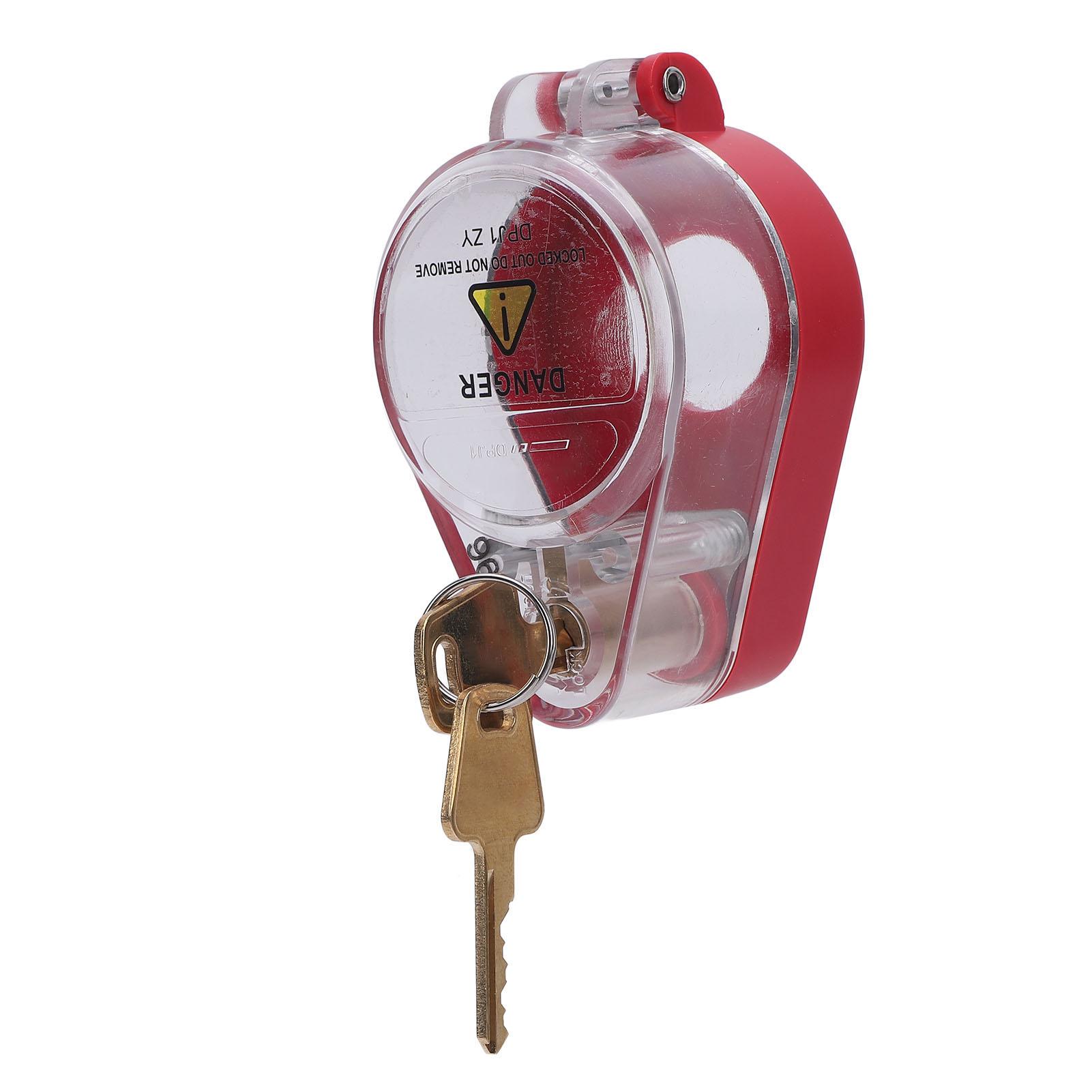 

Самоблокувальна кришка кнопки живлення запобігає випадковому натисканню Кнопка аварійної зупинки