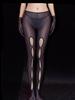 Modische durchbrochene Hosen ölglänzend sexy durchsichtig Damen Leggings Schrittlose Strumpfhosen Dienstmädchen dünn durchsichtige Leggings