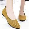 Women's Summer Shallow-mouth Flat Casual Shoes Solid Color Versatile Women's Shoes French Soft Sole Non-tiring Shoes