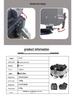 18L Top Case & 38L Side Case Universal Aluminum for Motorcycles & Electric Vehicles