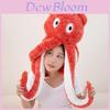 Plush Octopus Pillow With Long Legs Soft Toy For Kids And Adults