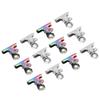 12PCS Multifunctional Finger Extension Fixing Clips  Nail File & Paper Document Clamping Fix