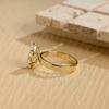 Marquise Cut Moissanite Engagement Ring, 3mm Width Solitaire Ring, Promise Ring, Anniversary, Birthday, Valentine’s Gift for Her