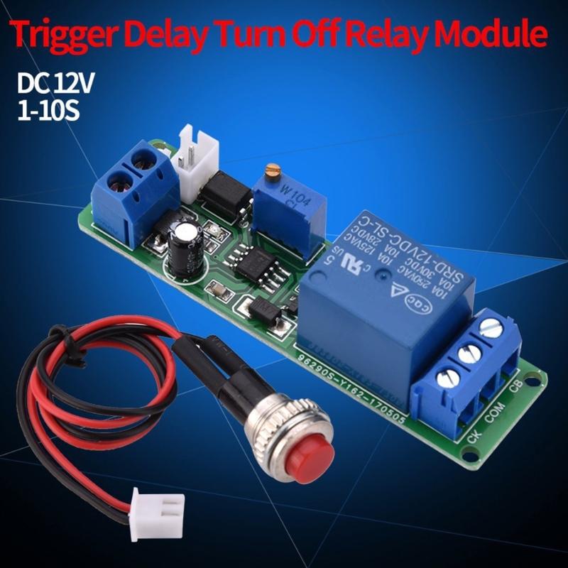 5v/12v Timing Time Relays Switching Module Delay, And Offs Time Adjustable