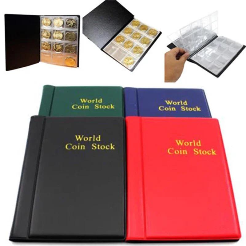 Holder Coin Album Storage tokens badges 120 Slots Penny Collecting Collection Portable lightweight 150 * 110mm