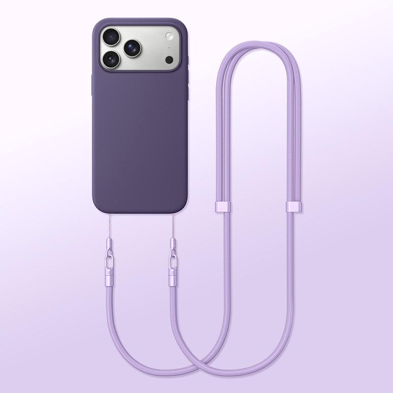 For iPhone Air 17 Pro Max Mobile Phone Hanging Charm Crossbody Carried Neck Rope Adjusted Multifunctional Long Hanging Lanyard