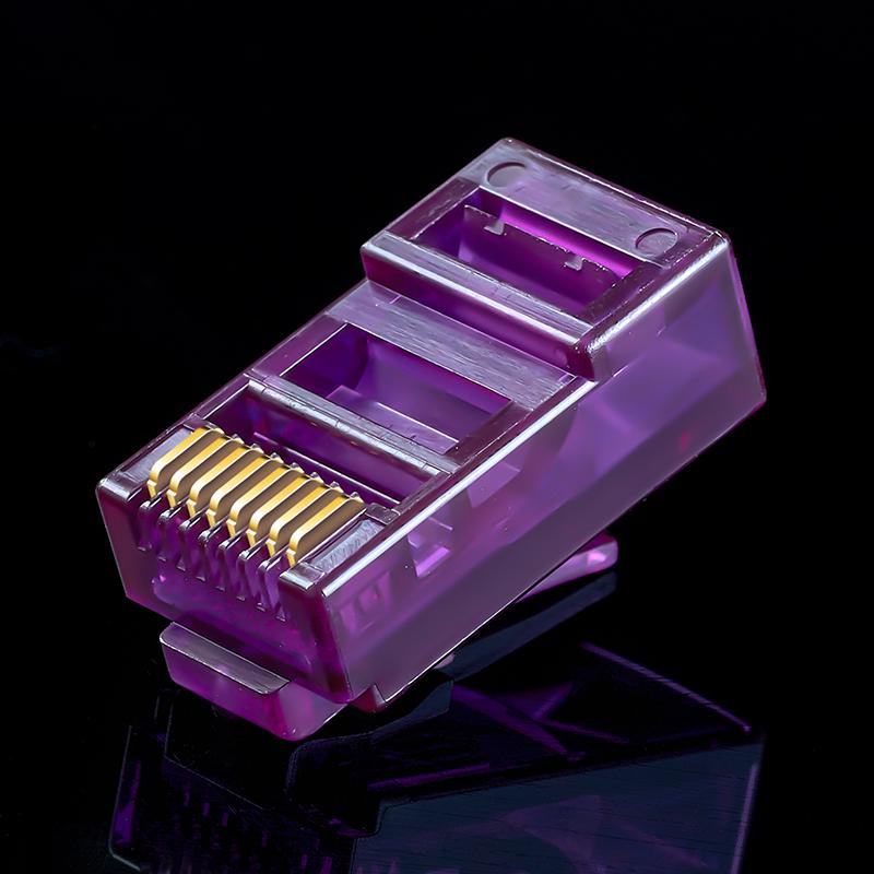 Cat 6A/5E Geschirmter RJ45 Gigabit-Netzwerkkabel-Stecker für Breitband und Telefon