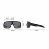Explosion-proof Sport Outdoor Cycling Sunglasses Windproof Bicycle Goggles Mirrored Lenses Eyewear for Men Women