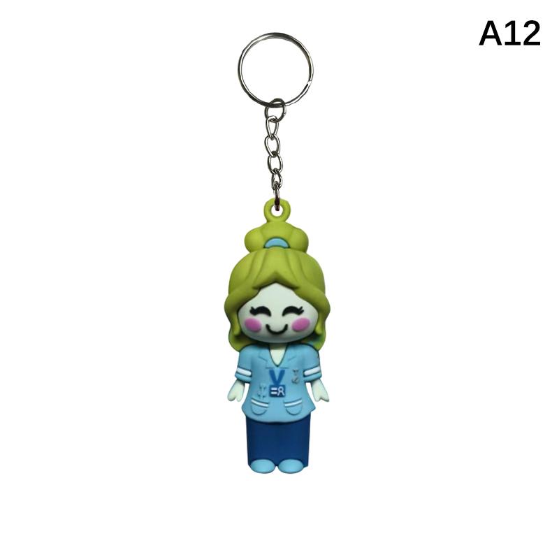 Paw Print Girl Shaped Ampoule Bottle Opener Keychain Rubber Cutter Aid Medication Vial Breaker Tool For Home Nurses And Doctors