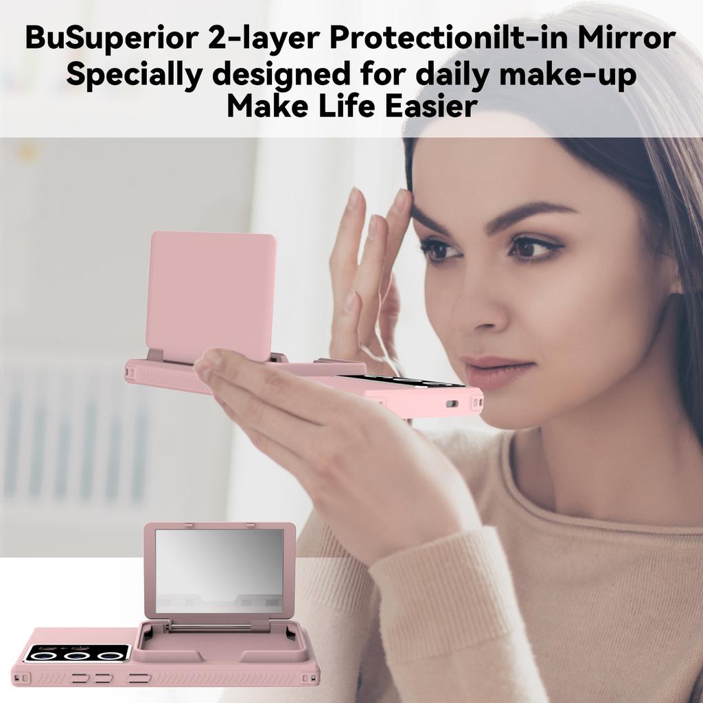 Suitable for Samsung S24 Ultra Mobile Phone Case New Anti Fall S24 Protective Case Card Case Mirror S24plus Case