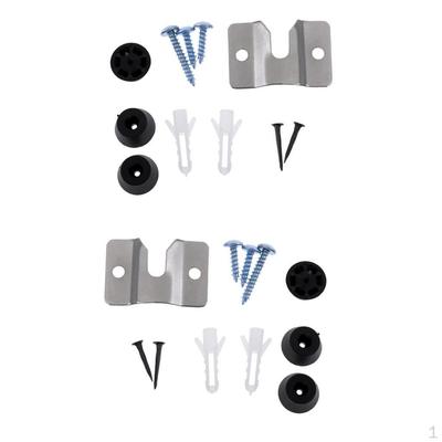 Bulk 2 Mount Hardware Kit Bracket and Screws for Wall / Professional & Heavy Duty
