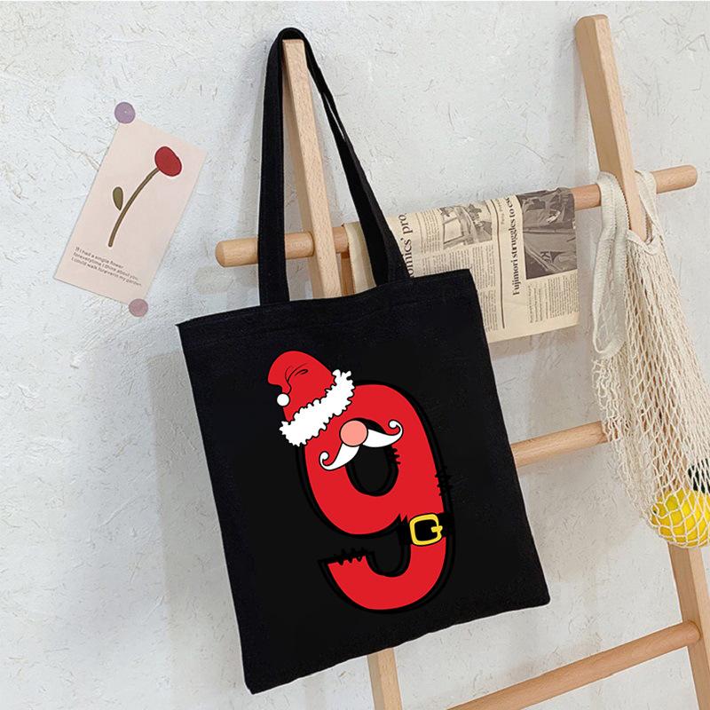 26 Letter Printed Shoulder Bag Commuting To Work Portable Tote Bag