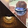 2pcs IP65 Waterproof Solar Lights 6LED Garden Light Night Light Wall Lamp  Balcony
