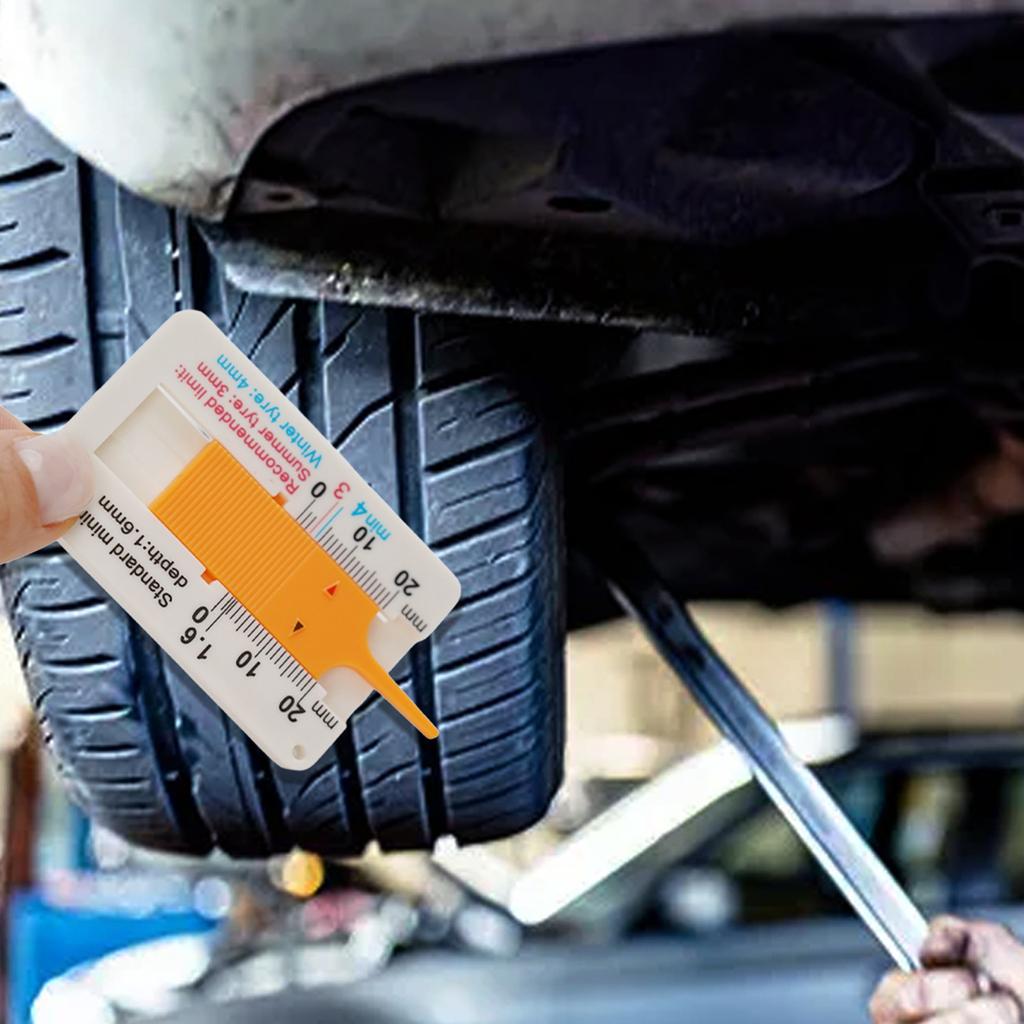 0-20mm Tyre Tread Depth Gauge Accessories Caliper Depth