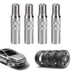 4PCS Metal Tire Wheel Valve Extension Extender Cap Stem For Car Truck Van
