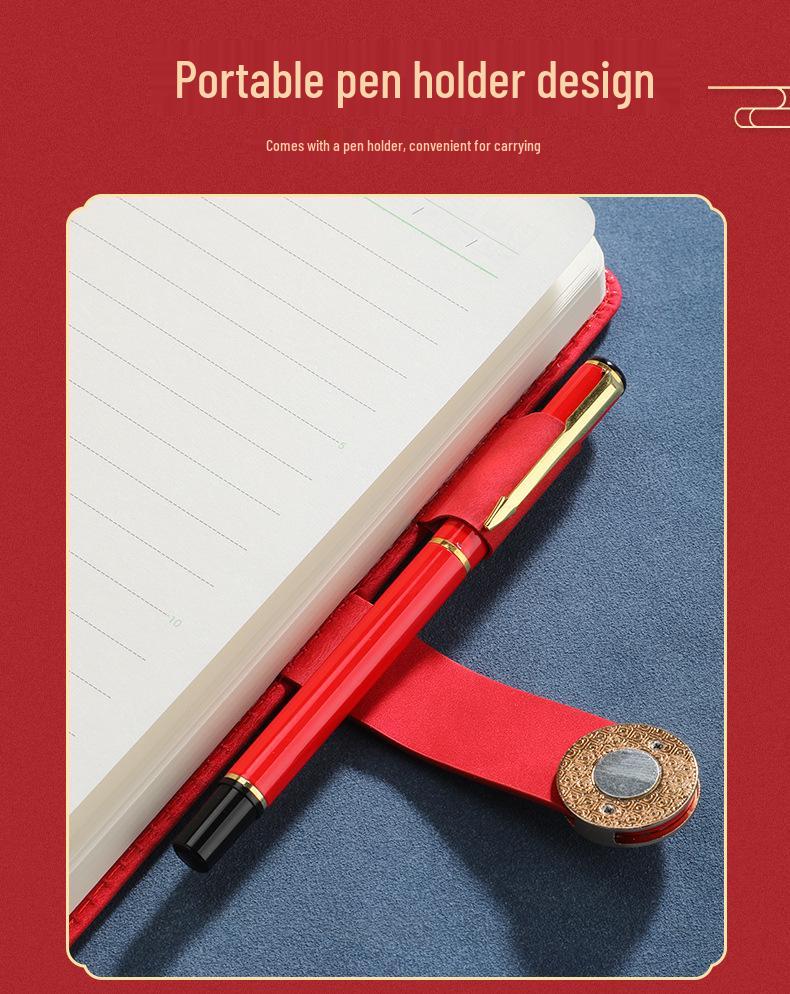 Chen Shi 32K Retro Business Notebook Gift Set with Magnetic Buckle
