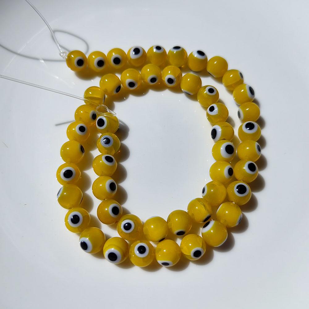 8mm Millefiori Devil Eye Glass Beads for DIY Bracelets & Necklaces