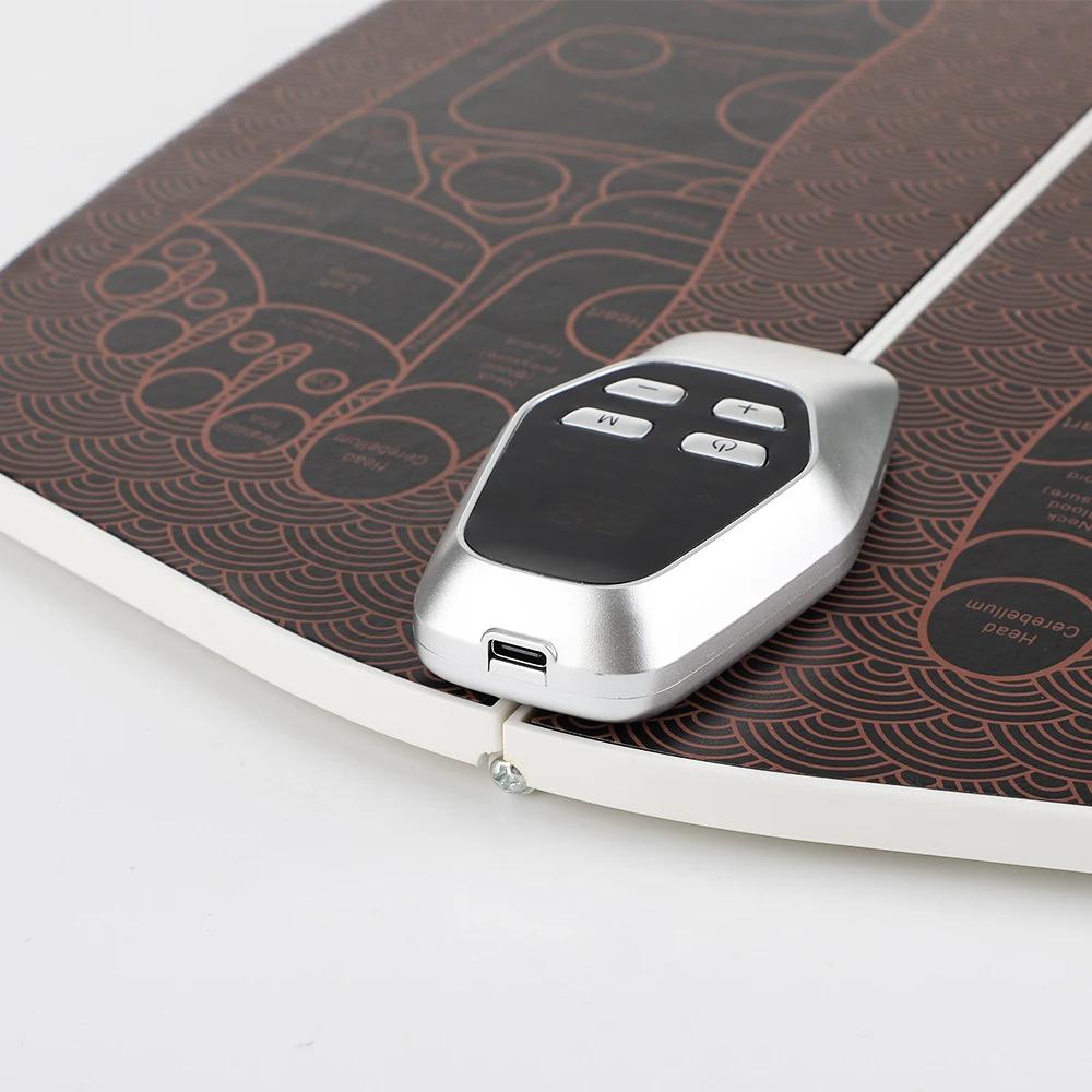 Fußakupressurmatte EMS Fußmassagepad Fußzirkulationsmassagegerät Akupunkturpunkte Entspannungswerkzeug zur Linderung von Müdigkeitsschmerzen