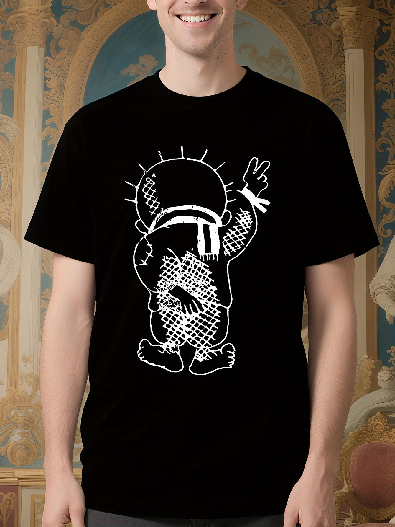 And Wo Streetwears Featuring Hip Hop Cartoon Graphics T-shirt M