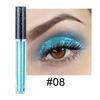 12 Farben Single Diamond Liquid Eye Shadow Psychedelic Pearl Shiny Eye Shadow Liegendes Seidenraupentränen-Make-up
