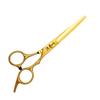Gold Cap Stainless Steel Hair Cutting & Thinning Scissors for Professional Stylists