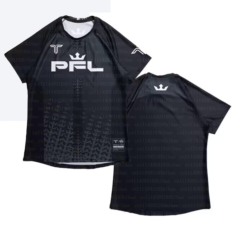 PFL Walk Boxing Custom Sportwear Jersey Men Summer Sparring MMA Training Uniform Clothing Outdoor Short Sleeve Supporter T-Shirt