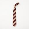 [Ojie] Men's Tie, SilkCotton Blend, Regular Tie, Yamanashi Tie, Mogador Regimental, Made In Japan, Business, Stylish