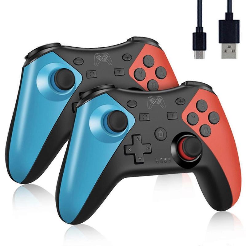 2PCS Wireless Bluetooth Controller for Nintendo Switch Pro Gamepad-A