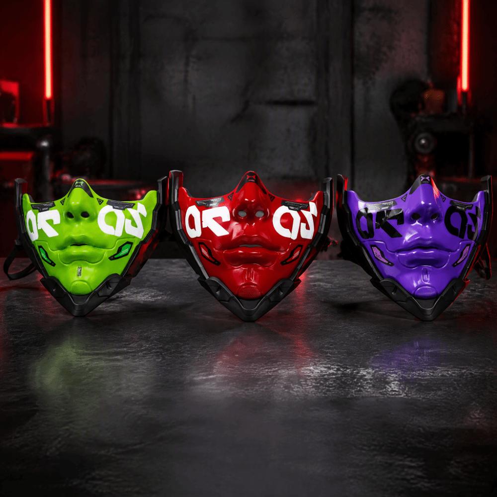 Robot Style Cyberpunk Mechanical Face Mask Decorative Design Sci Fi Robot Mask Cosplay Prop