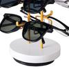 360 Grad Drehbarer Sonnenbrillen-Organizer 5 Schichten Metall Brillen Aufbewahrungsregal Platzsparend Hochbelastbar Brillen Displayständer Halter