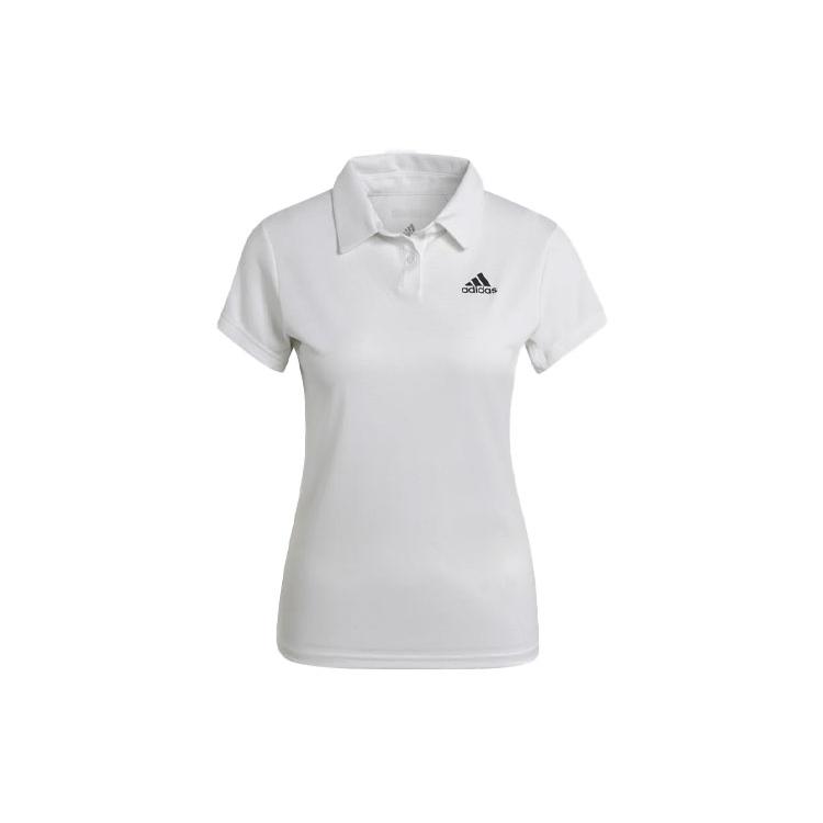 

New Adidas Polo Shirt Women s White GL5804 M