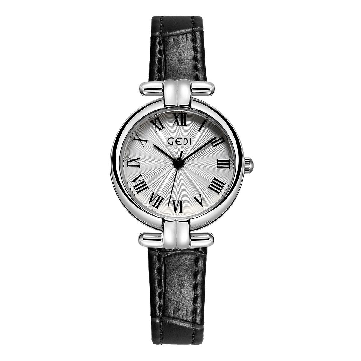 Retro Roman Women S Watch Simple High-Value Belt Quartz Student Watch Women S Small And Exquisite Leather Watch
