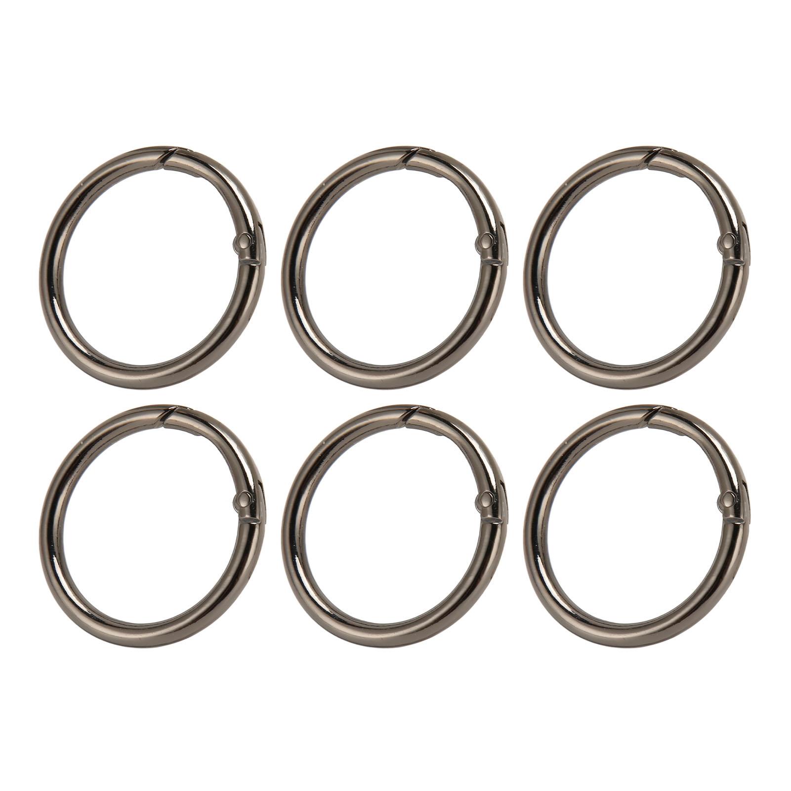 

20 шт. Пружинные кольца 1,54 дюйма в диаметре 0,16 дюйма толщиной Прочные медные компактные пружинные пряжки для брелка