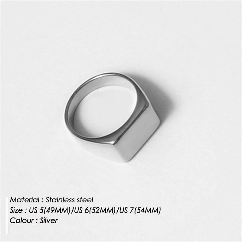 Fashion Ring 316L Stainless Steel Ring Anillo Ringen Mujer Women Rings Bague Couple Matching Jewlery Fashion Gifts Do Not Fade