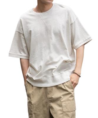 [IMPROVES] [SIDEWAYSTANCE] Plain Short Sleeve Sweatshirt T-Shirt