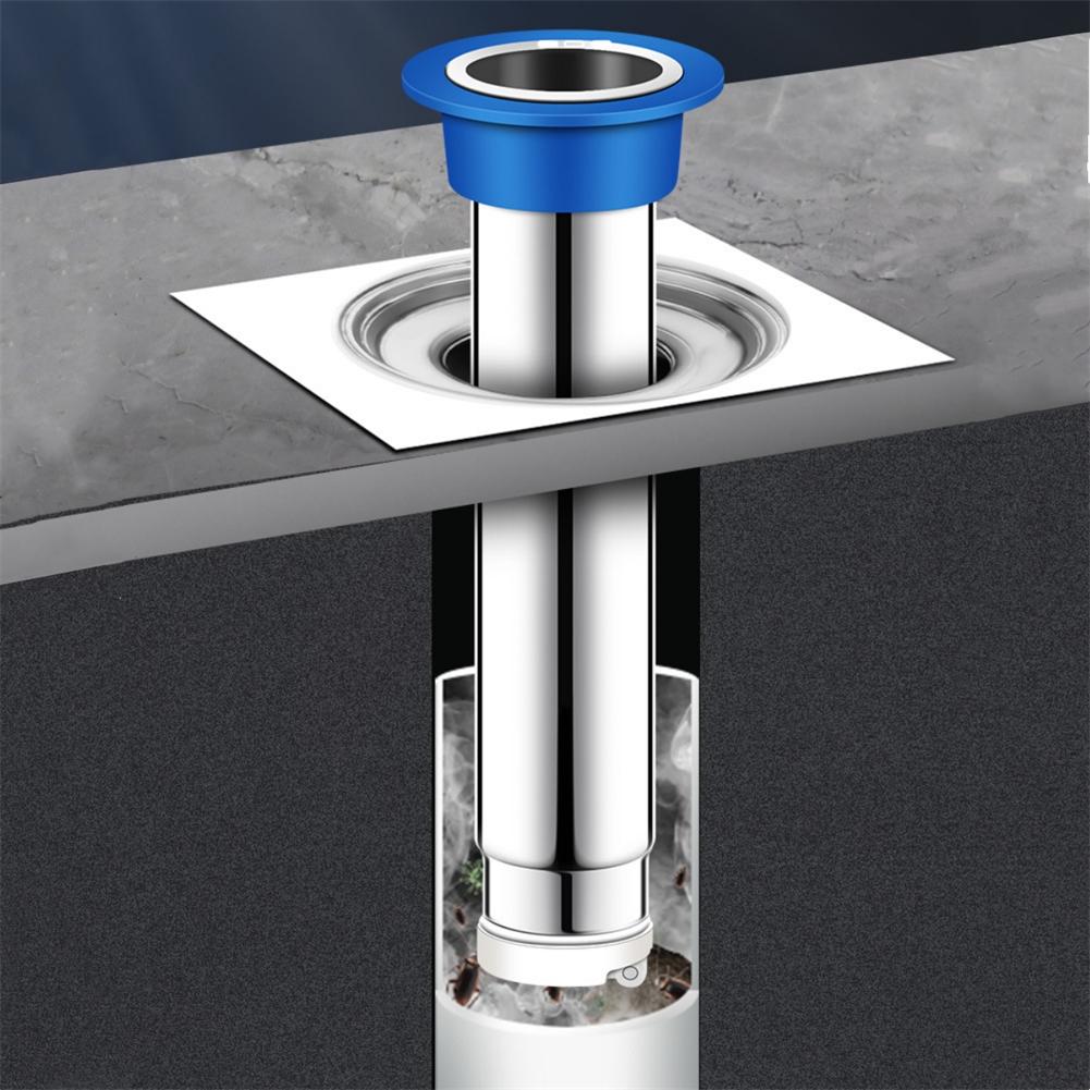 Tube d'extension de tuyau d'égout anti-odeur Noyau de drain Bonde de sol en acier inoxydable
