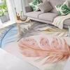 Nordic Luxury Style Living Room Carpets Area Rugs Bedroom Bedside Rug Home Decoration Parlor Carpet Modern Non-slip Floor Mat