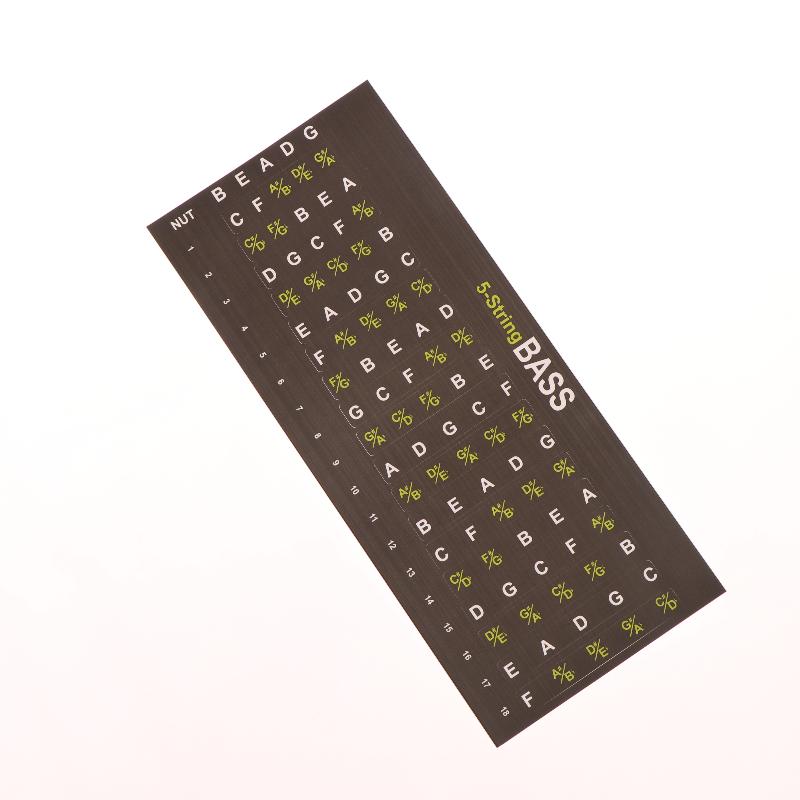 

1Pc Beginner Musical Scale Frets Note Decal Guitar Scales Stickers Fretboard Sticker Guitar Note Sticker Guitar Chord Stickers