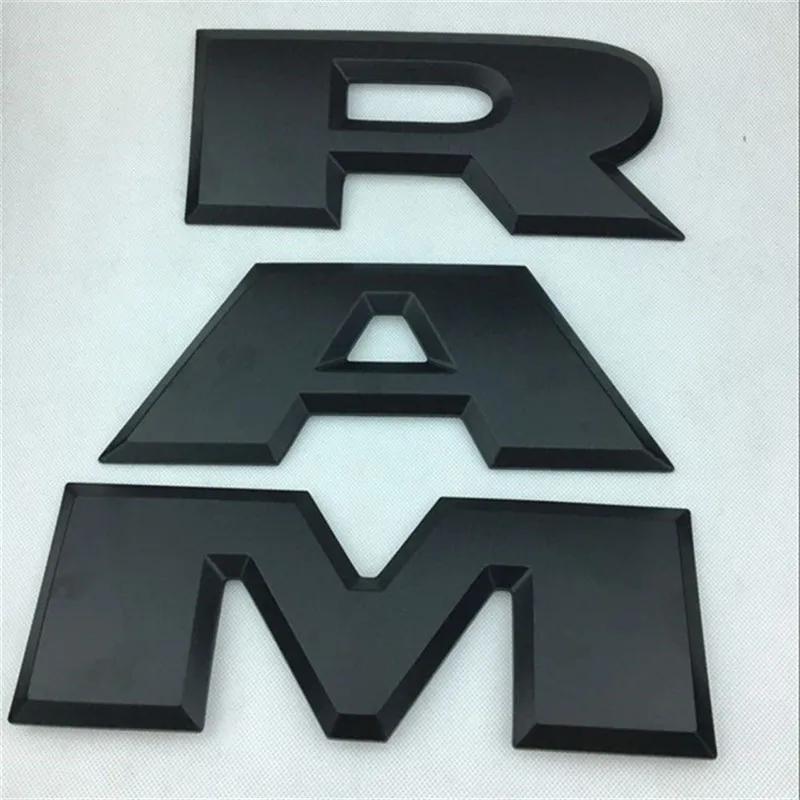

Carbon Fiber Badge Rear Tail Trunk Tailgate Sticker for Dodge Ram Letter ABS Logo 2015-2018 Ram 1500 2500 3500 Auto Emblem матовый черный