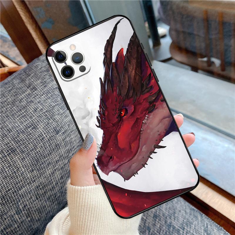 Dragon Cool Art Phone Case For iPhone 16 15 14 13 12 11 Pro Max 12 13 mini XR 15 16 Plus 16e Cover Shell