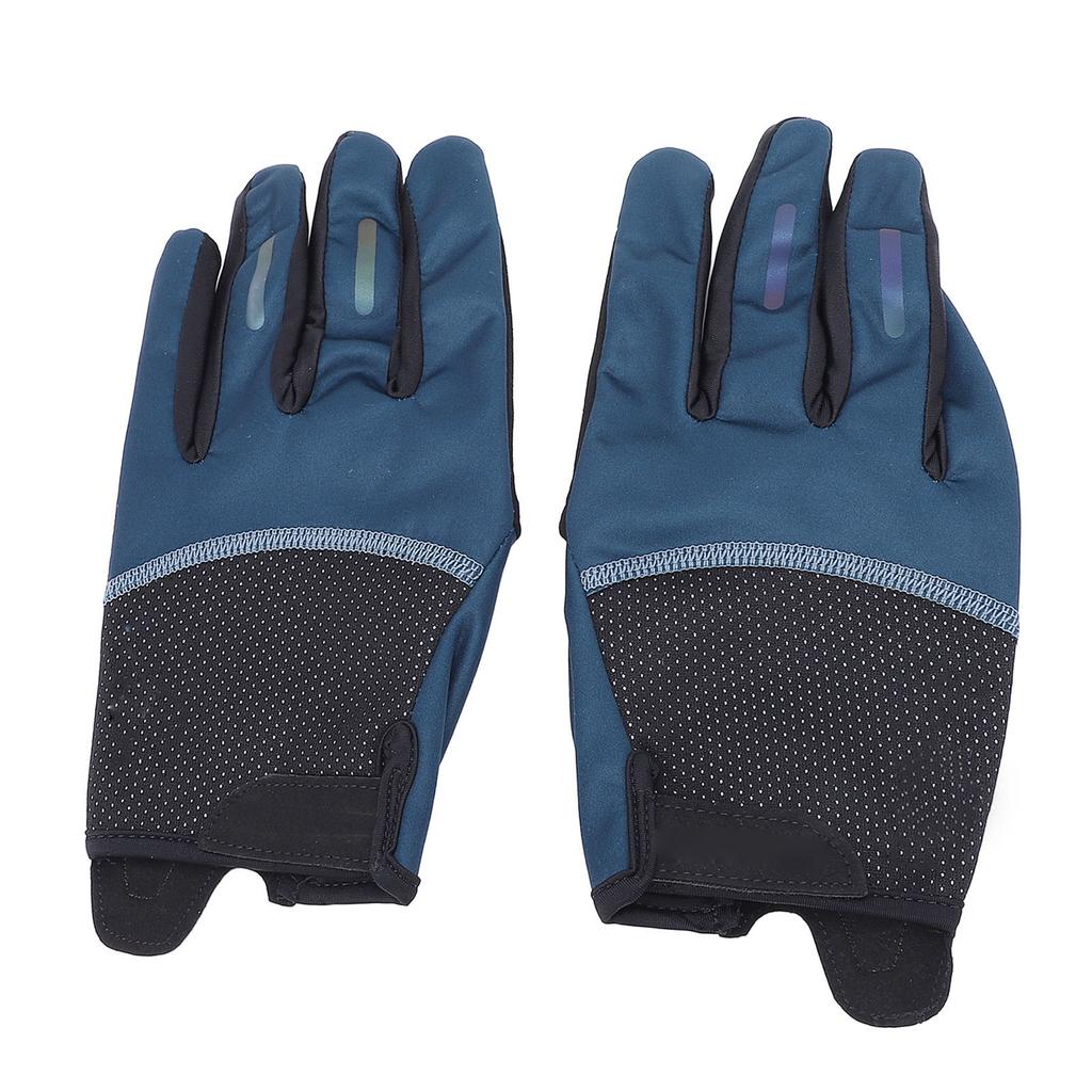 1 Pair Cycling Gloves Full Finger Touch Screen Non Slip Motorcycle Gloves for Men Women Spring