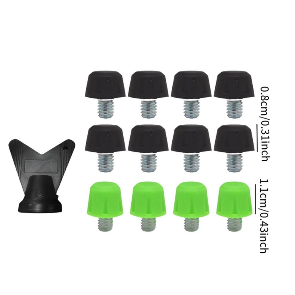 8Pcs Football Shoe Spikes Track Shoes Accessories for Competition Outdoor