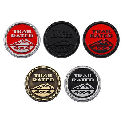 2 stuks TRAIL RATED 4X4 embleem is geschikt voor Wrangler Compass met een achtersticker op de carrosserie