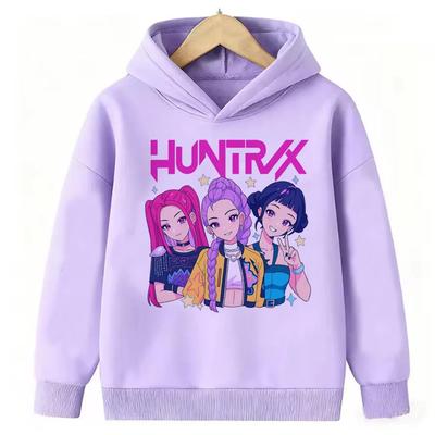 Funny Hoodie Kpop Devil Hunter Hoodie Children's Clothing Girls' Casual Top